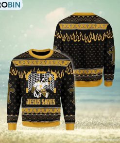 jesus-saves-hockey-ugly-christmas-sweater-design-gift-for-men-and-women-1