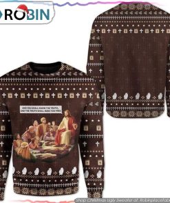 Jesus Ugly Christmas SweaterAdult Gifts For Christians