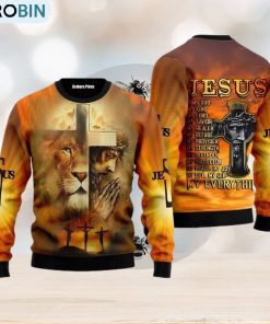 Jeus Is My God Ugly Christmas Sweater For Men And Women