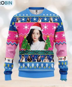 Jisoo Black Pink Thanksgiving Women Mens Ugly Christmas Sweater Jisoo Black Pink Thanksgiving Women Mens Ugly Christmas Sweater