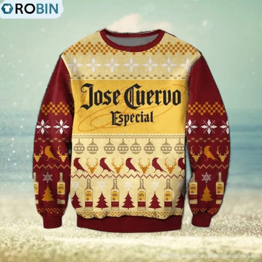 Jose Cuervo Especial Christmas Ugly Sweater 3D Gift For Men And Women