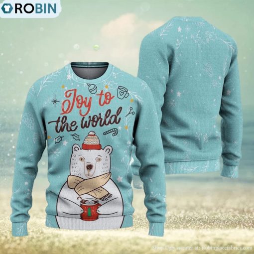 Joy To The World Ugly Christmas Sweater Knitted Gift For Men And Women
