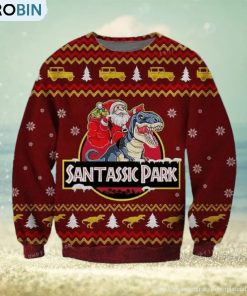 jurassic-park-santa-claus-riding-a-dinosaur-ugly-sweater-for-woman-2