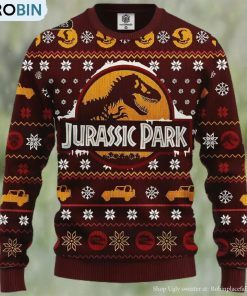 Jurassic Park Ugly Christmas Sweater Sweatshirt