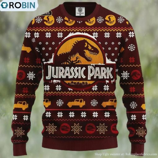 Jurassic Park Ugly Christmas Sweater Sweatshirt