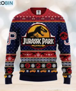 jurrasic-park-ugly-christmas-sweater-amazing-gift-men-and-women-christmas-gift-1