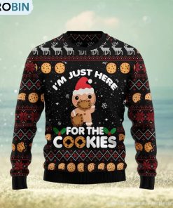 just-here-for-the-cookies-ugly-christmas-sweater-best-christmas-gifts-ideas-2
