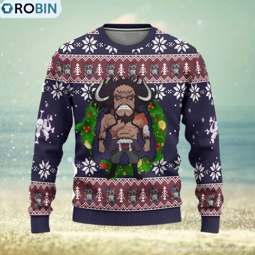 Kaido One Piece Anime Ugly Christmas Sweater Xmas Gift