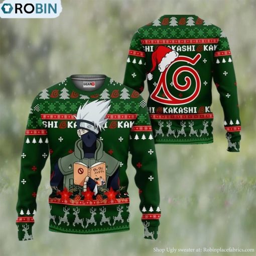 Kakashi Ugly Christmas Sweater