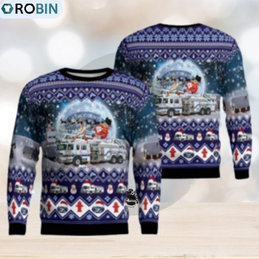 Kern County Fire Department Christmas Aop Christmas Ugly Christmas Sweater 3D