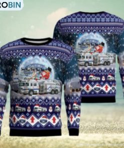Kern County Fire Department Christmas Aop Christmas Ugly Christmas Sweater 3D Kern County Fire Department Christmas Aop Christmas Ugly Christmas Sweater 3D