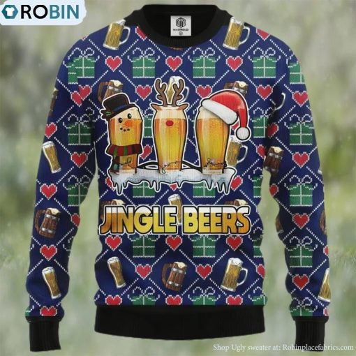 Keystone Light Beer Ugly Christmas Sweater, Gifts For Beer Lovers