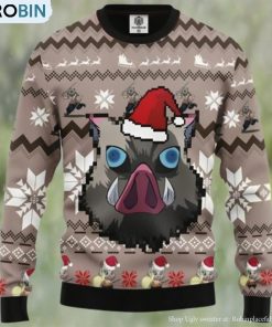 Kimetsu No Yaiba Hashibira Demon Slayer Chibi Demon Slayer Ugly Christmas Sweater