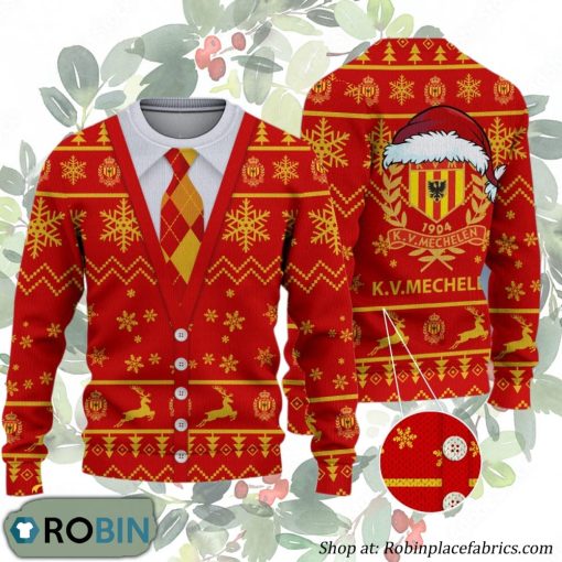 K.V. Mechelen Pro League & Challenger Pro League Ugly Christmas Sweater