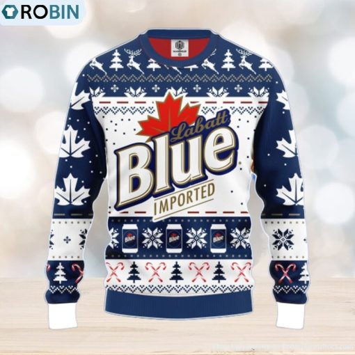 Labatt Blue Ugly Christmas Sweater Amazing Gift Men And Women Christmas Gift