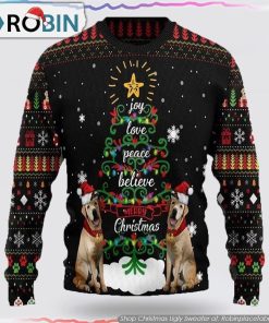 Labrador Christmas Dog Ugly Sweaters 3D Gifts For Dog Lover