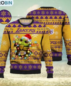 lakers-ugly-sweater-baby-yoda-star-wars-3d-ugly-christmas-sweater-presents-christmas-for-men-and-women-1