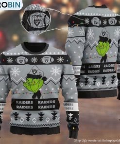 las-vegas-raiders-american-nfl-football-team-logo-cute-grinch-3d-men-and-women-ugly-sweater-days-1