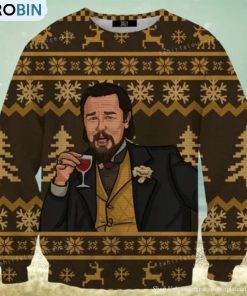 laughing-leo-memes-yellow-womens-ugly-sweater-2