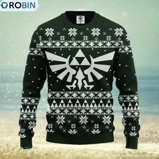 Legend Of Zelda Green Ugly Christmas Sweater