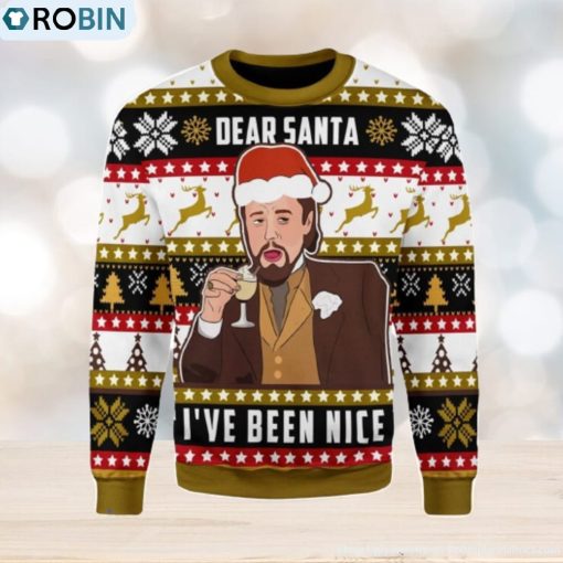 Leo I’ve Been Nice Santa Ugly Christmas Sweater, Xmas Gift Men And Women