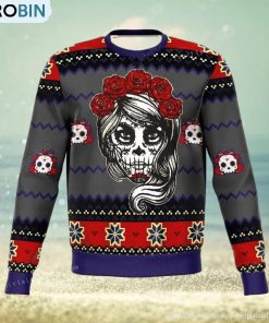 leo-meme-funny-christmas-ugly-sweater-mens-1