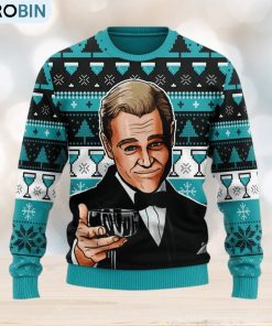 Leo Wine Glass Meme Ugly Christmas Sweater For Men And Women