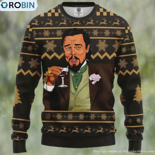 Leonardo DiCaprio Funny Ugly Christmas Sweater Sweatshirt