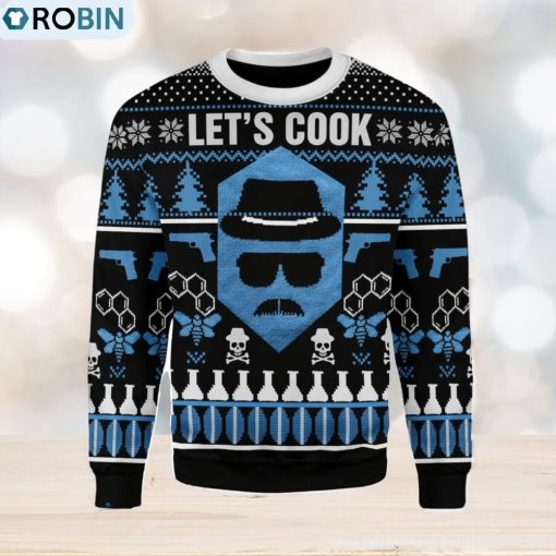 Let’s Cook Ugly Christmas Sweater, Xmas Gift Men And Women