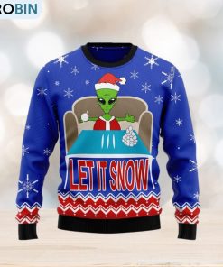 let-it-snow-alien-santa-ugly-christmas-sweater-1