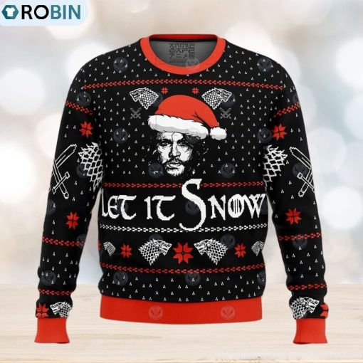 Let It Snow Game of Thrones Ugly Christmas Sweater