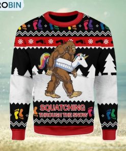 LGBT Bigfoot Ugly Christmas Sweater, Xmas Gift Men And Women LGBT Bigfoot Ugly Christmas Sweater, Xmas Gift Men And Women
