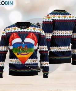 LGBT Heart Men And Women Christmas Gift 3D Ugly Christmas Sweater