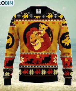 Lion King Simba Amazing Gift Ugly Christmas 3D Sweater QBQ