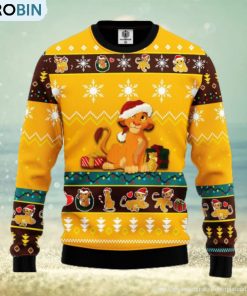 lion-king-simba-ugly-christmas-sweater-yellow-ideas-for-men-women-1