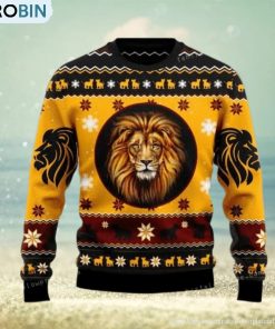 Lion Mgm Tom And Jerry Logo Xmas Womens Ugly Sweater Lion Mgm Tom And Jerry Logo Xmas Womens Ugly Sweater