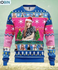 Lisa Black Pink Band Merry Xmas Ugly Christmas Sweater Xmas Gifts