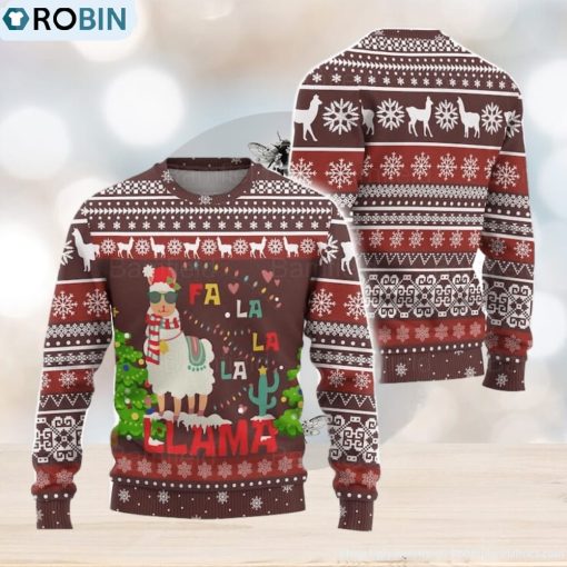 Llama Ugly Christmas Sweater Men And Women Christmas Gift Sweater