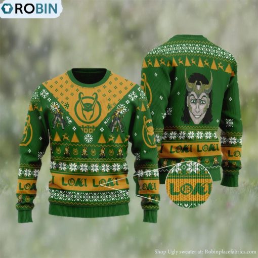 Loki the God of Mischief Ugly Christmas Sweater