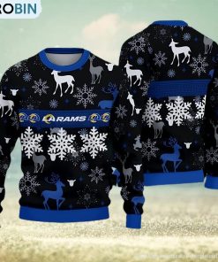 los-angeles-rams-pattern-ugly-christmas-sweater-gift-1