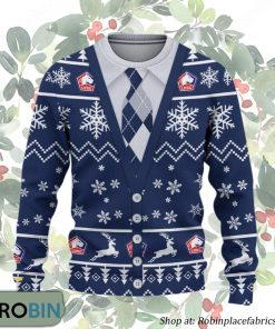 LOSC Lille Ligue 1 & Ligue 2 Ugly Christmas Sweater