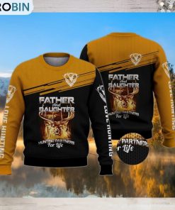 love-hunting-father-and-daughter-hunting-partners-ugly-christmas-sweater-1