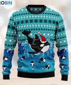 Love Oracle Whale Ugly Christmas Sweater Thankgiving Gift Men Women