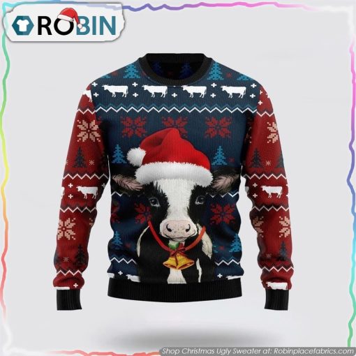 Lovely Cow Ugly Christmas Sweater Gifts For Pet Lover