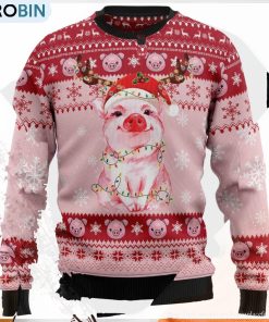 Lovely Pig Ugly Christmas Sweater