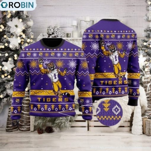Lsu Tigers Football Ugly Christmas Sweater
