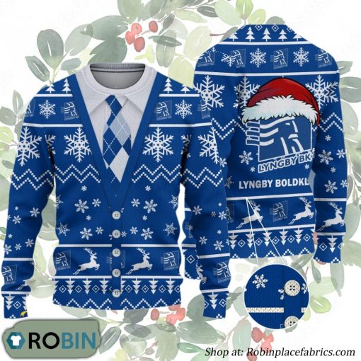 Lyngby Boldklub Superliga Ugly Christmas Sweater