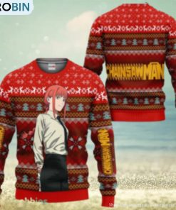 Makima Ugly Christmas Sweater Makima Ugly Christmas Sweater