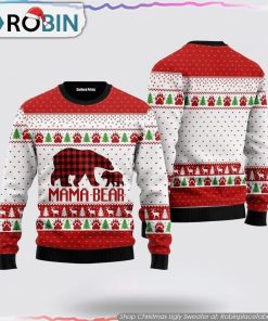 Mama Bear Ugly Christmas Sweater Gifts For Pet Lover