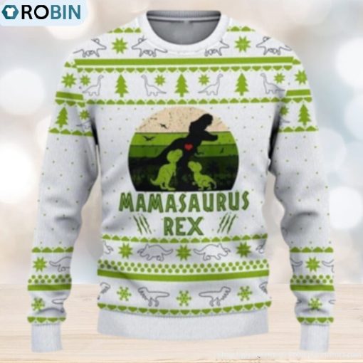 Mamasaurus Dinosaur Womens Ugly Sweater